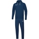 Jogging suit Base with hooded sweater marine Front View