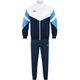Leisure suit Retro marine/weiß/skyblue Front View