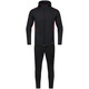 Challenge leisure suit with hood schwarz meliert/rot Front View