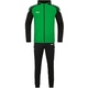 Presentation suit Performance with hood soft green/black Front View