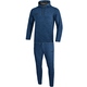 Jogging suit Premium Basics with hooded sweater marine meliert Front View