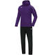 Presentation tracksuit CLASSICO with hood lila Front View