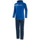 Presentation tracksuit PERFORMANCE with hood royal/white/navy Front View
