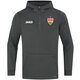 VfB Zip Hoodie Pro Casual aschgrau Front View