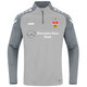 VfB Zip top Performance soft grey/stone grey Front View