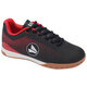 Fußballschuh Lightning II ID Junior schwarz/rot/silber Vorderansicht
