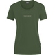 T-Shirt World Stretch oliv Front View