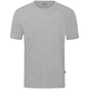 T-Shirt Organic Stretch lichtgrijs gemeleerd Afbeelding op persoon