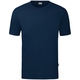 T-Shirt Organic Stretch seablue Front View
