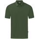 Polo Organic Stretch olive Front View