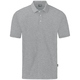 Polo Organic Stretch light grey melange Front View