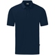 Polo Organic Stretch seablue Picture on person