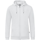 Hooded jacket Organic white Front View