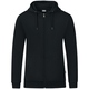 Hooded jacket Organic black Front View