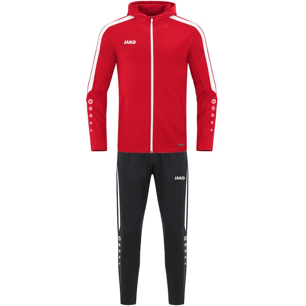 Polyster tracksuit Power with hood 
