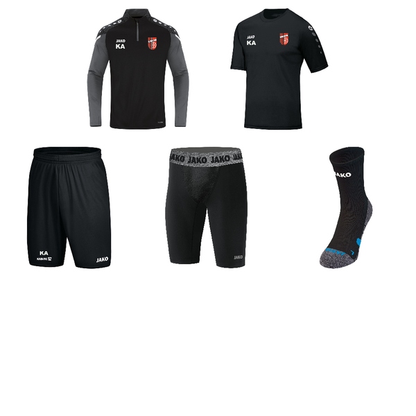 Trainings-Set Schwarz