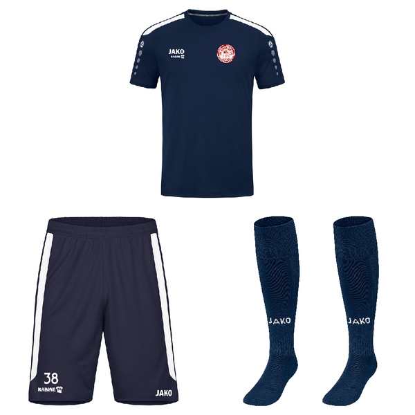 Trikotset Power marine - Stutzenstrumpf 