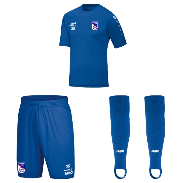 Trainings-Set royalblau 