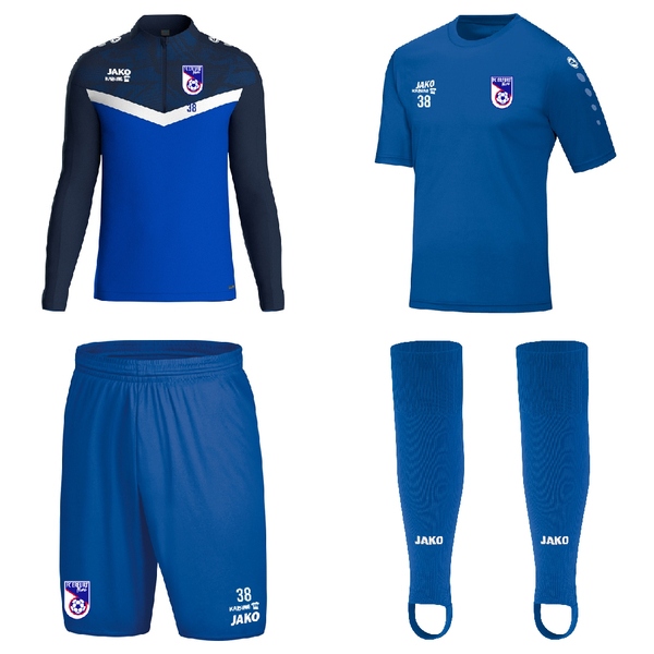 Trainings-Set Herbst royalblau 