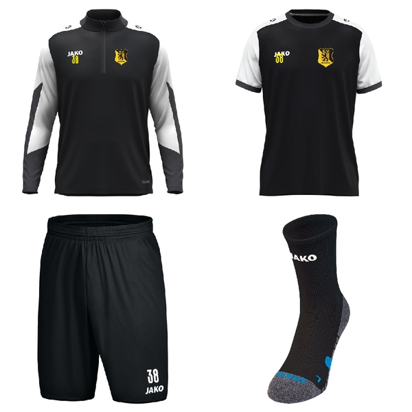 Trainings-Set schwarz