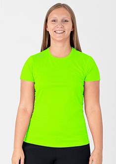 JAKO Shirt T-shirt Womens Running Shirt Functional Shirt Sports Neon Green 6175 