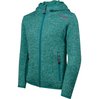 Fleece a capuchon polaire tricotee fille Premium