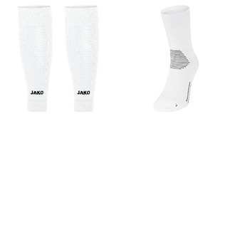 Tube Stutzen mit Grip Socken Weiß 