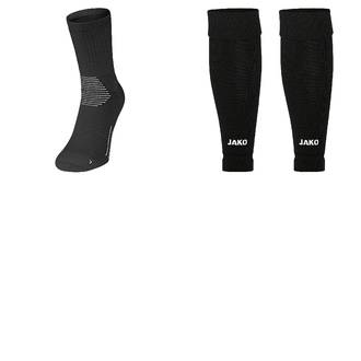 Tube Stutzen mit Grip Socken Schwarz 