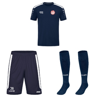 Trikotset Power marine - Stutzenstrumpf 