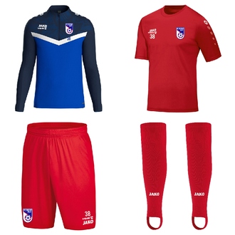 Trainings-Set Herbst sportrot 