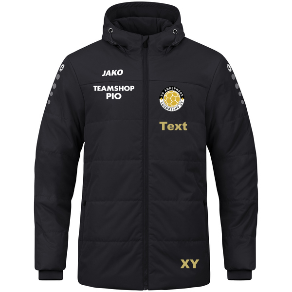 Coachjacke Team mit Kapuze 