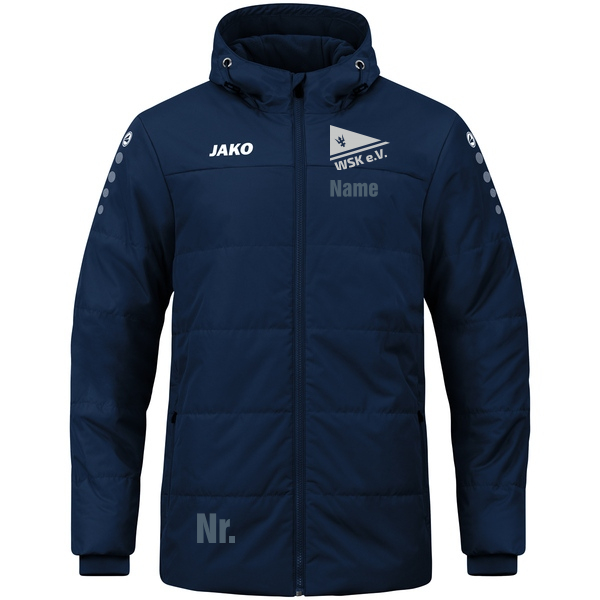 Coachjacke Team mit Kapuze 