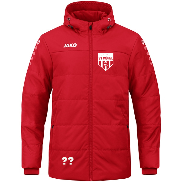 Coachjacke Team mit Kapuze 