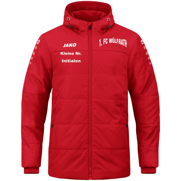 Coachjacke Team mit Kapuze 
