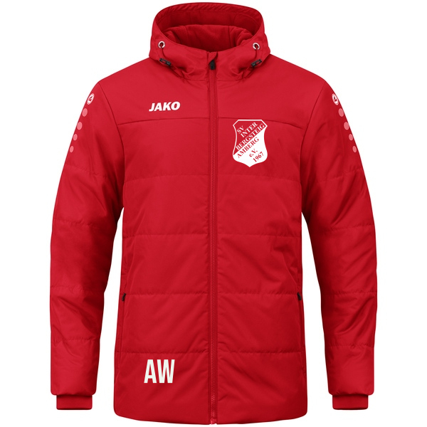 Coachjacke Team mit Kapuze 