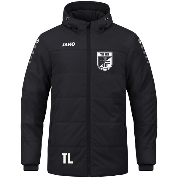 Coachjacke Team mit Kapuze 