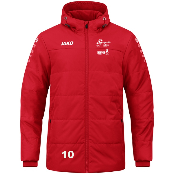 Coachjacke Team mit Kapuze 