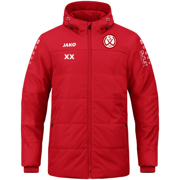 Coachjacke Team mit Kapuze 
