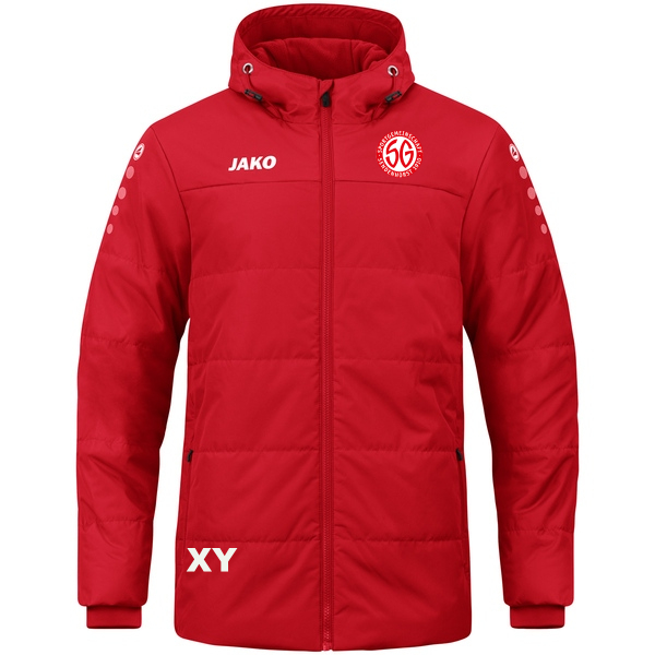Coachjacke Team mit Kapuze 