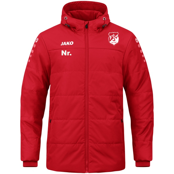 Coachjacke Team mit Kapuze 