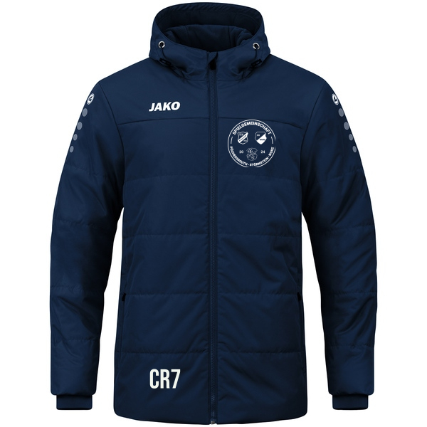 Coachjacke Team mit Kapuze 