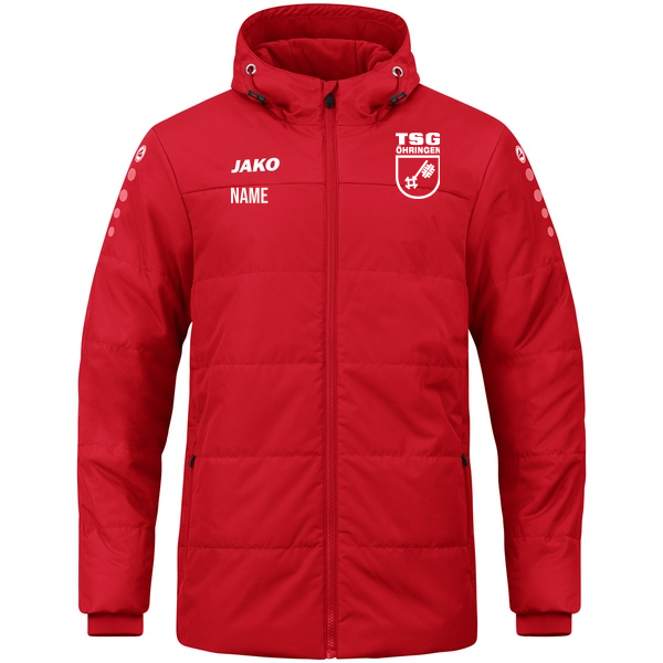 Coachjacke Team mit Kapuze 