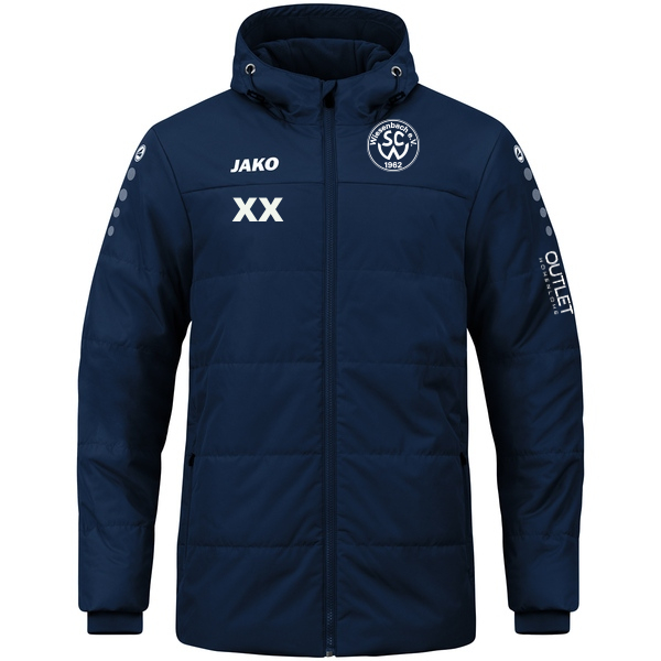 Coachjacke Team mit Kapuze 