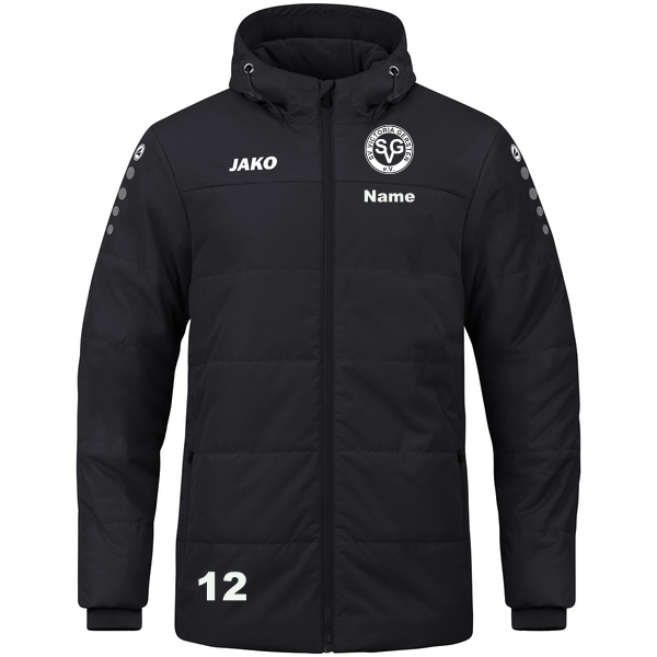 Coachjacke Team mit Kapuze 