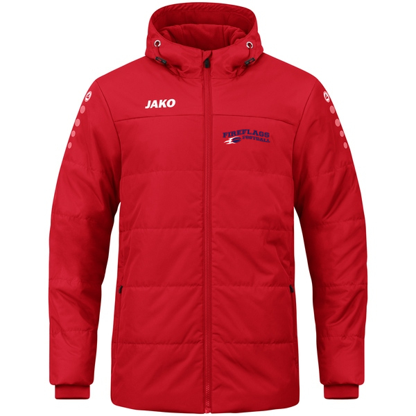 Coachjacke Team mit Kapuze 