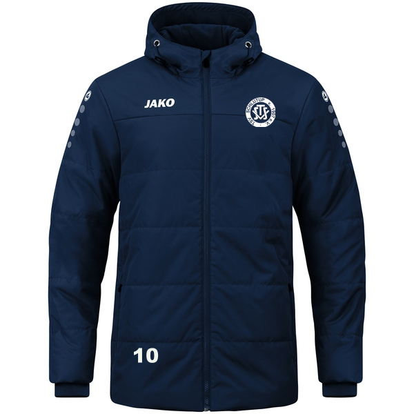 Coachjacke Team mit Kapuze 