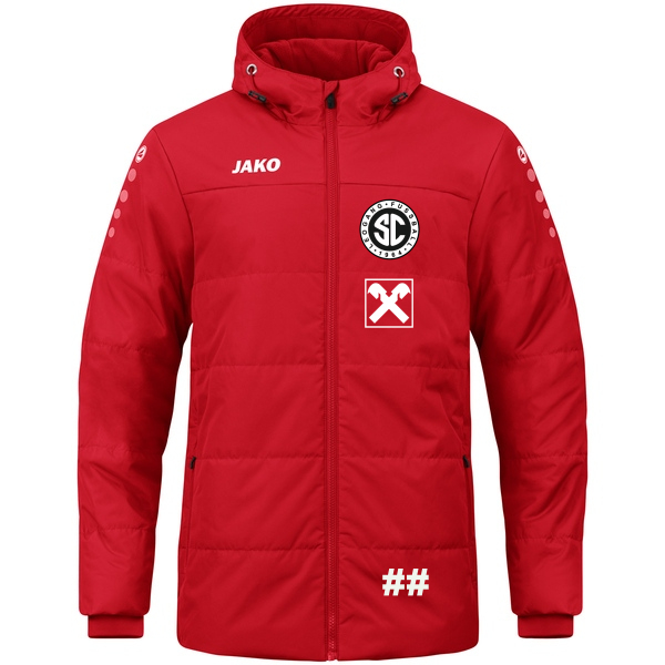 Coachjacke Team mit Kapuze 