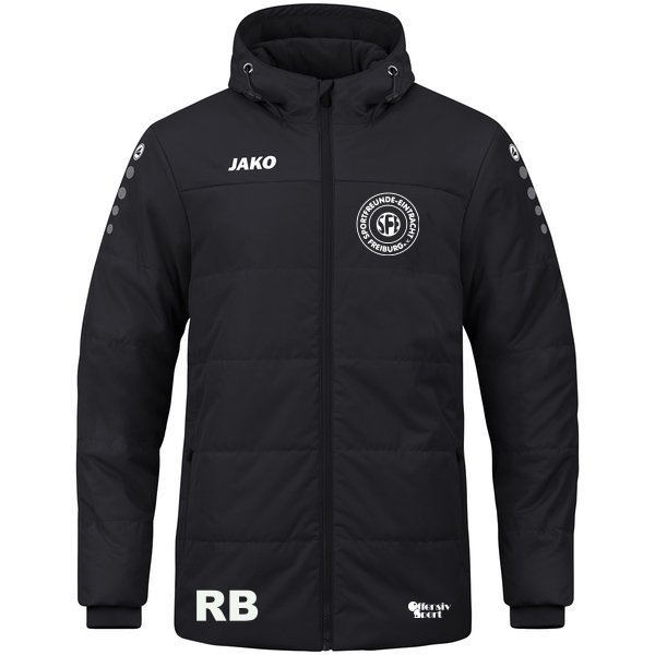 Coachjacke Team mit Kapuze 