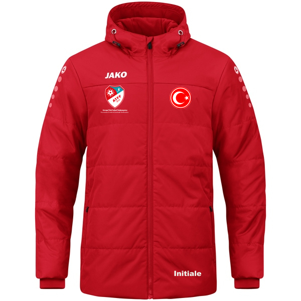Coachjacke Team mit Kapuze 