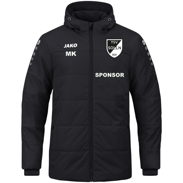 Coachjacke Team mit Kapuze 
